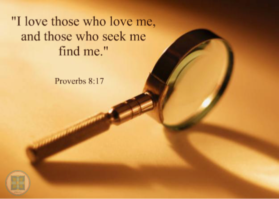 Proverbs 8v17